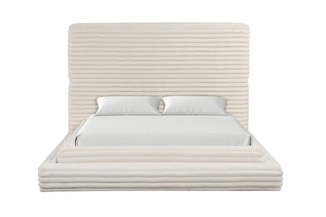 Mariah Beige Platform Bed — photo 3