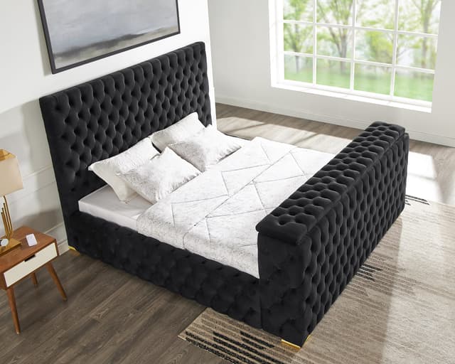 Future Black Platform Bed — photo 4