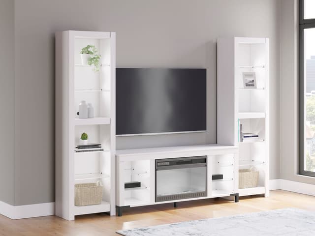 W2722 - TV Stand 59" L w/Fireplace (LED Lights) — photo 2