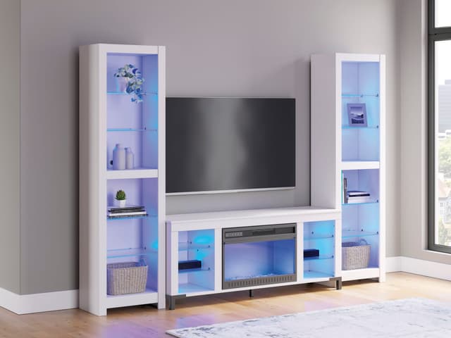 W2722 - TV Stand 59" L w/Fireplace (LED Lights) — photo 3