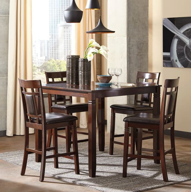 D1010 - Pub Table + 4 Chairs — photo 1