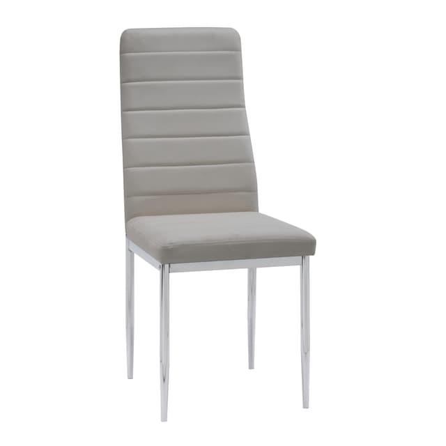 D107 - Gray - Glass Table + 4 Chairs — photo 3