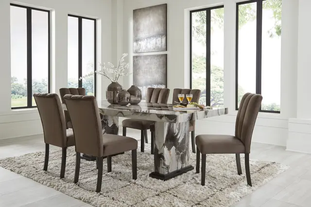 Ashley D581-26 Table and 6 Chairs Set — photo 1
