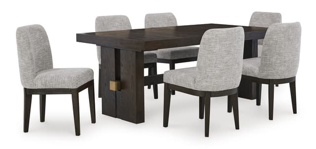 Ashley D984 - Table & 6 Chairs Set — photo 2
