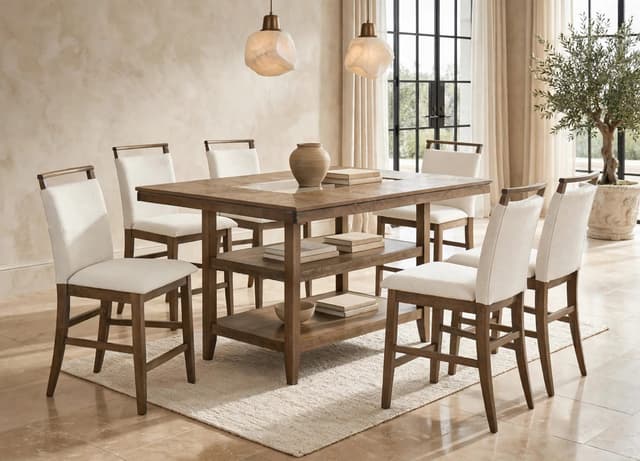 Tommy20 - Counter Height Table & 6 Chairs Set — photo 2