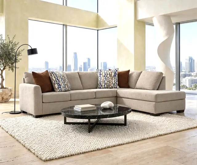 Behold 2275 - Sectional (Parchment) — photo 1