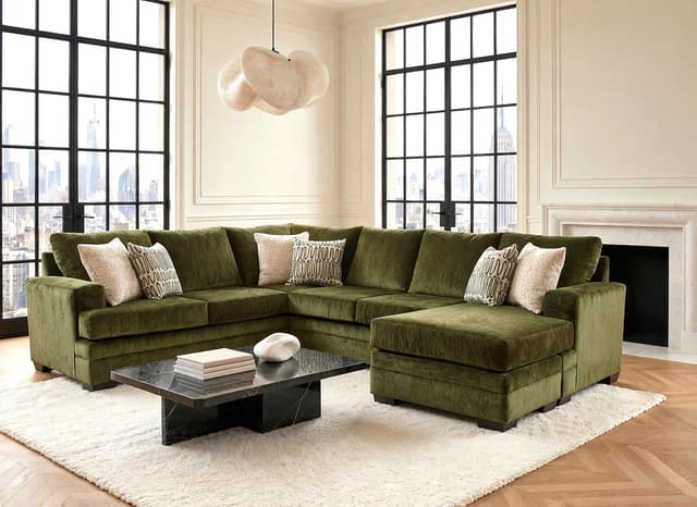 2760-10 - Reversible Sectional (Pine-Olive) — photo 2