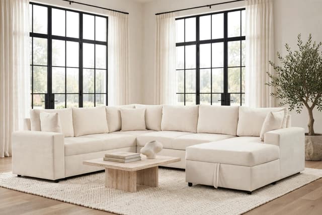 Forever2Sand Sectional With Pull-Out Bed — photo 4