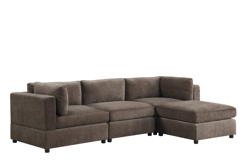 Milan Chocolate Modular Sectional