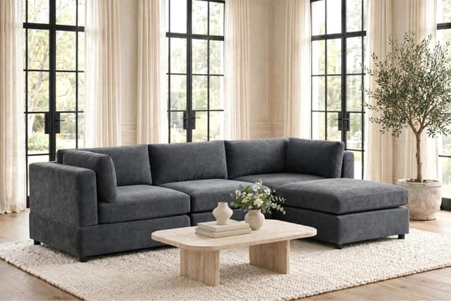 Milan Charcoal Modular Sectional — photo 3