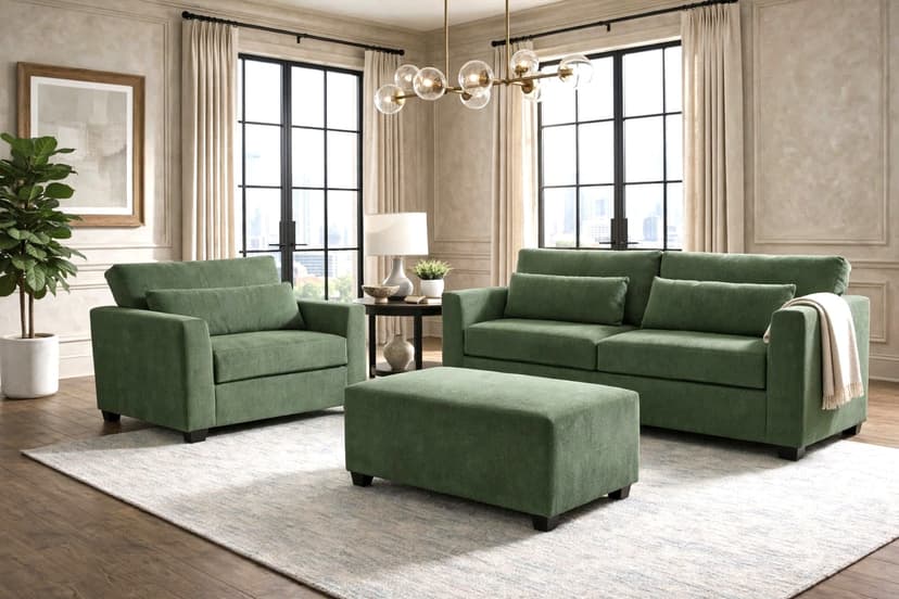 Washington 3250 Pine Sofa & Oversized Chair