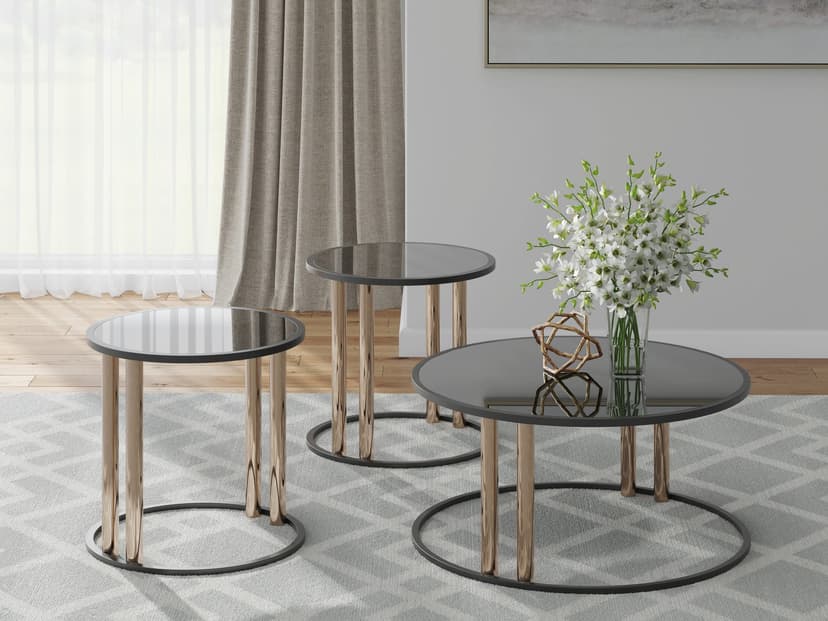 Ashley T219-13 Occasional Table Set
