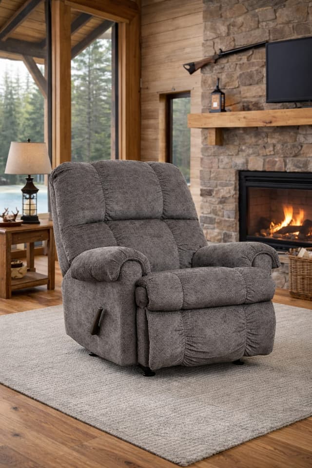 Washington 9010 Gray - Rocker Recliner — photo 1