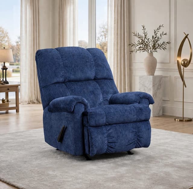 Washington 9010 Navy - Rocker Recliner — photo 2