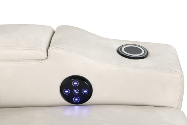 TOPGUN2 Ivory - Power Recliner (Bluetooth Speaker + Led Light) — photo 4