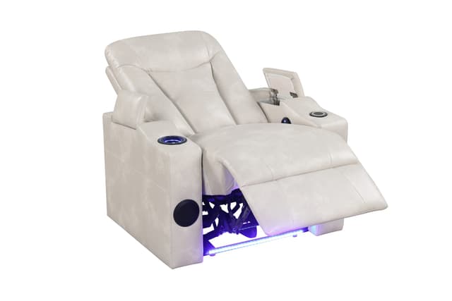 TOPGUN2 Ivory - Power Recliner (Bluetooth Speaker + Led Light) — photo 2