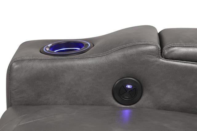 TOPGUN2 Dark Gray - Power Recliner (Bluetooth Speaker + Led Light) — photo 2