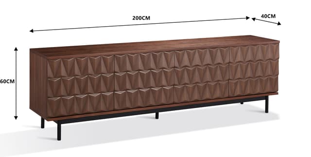 Annie TV Console (Walnut) — photo 5