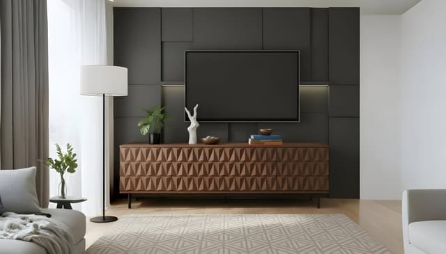 Annie TV Console (Walnut) — photo 2