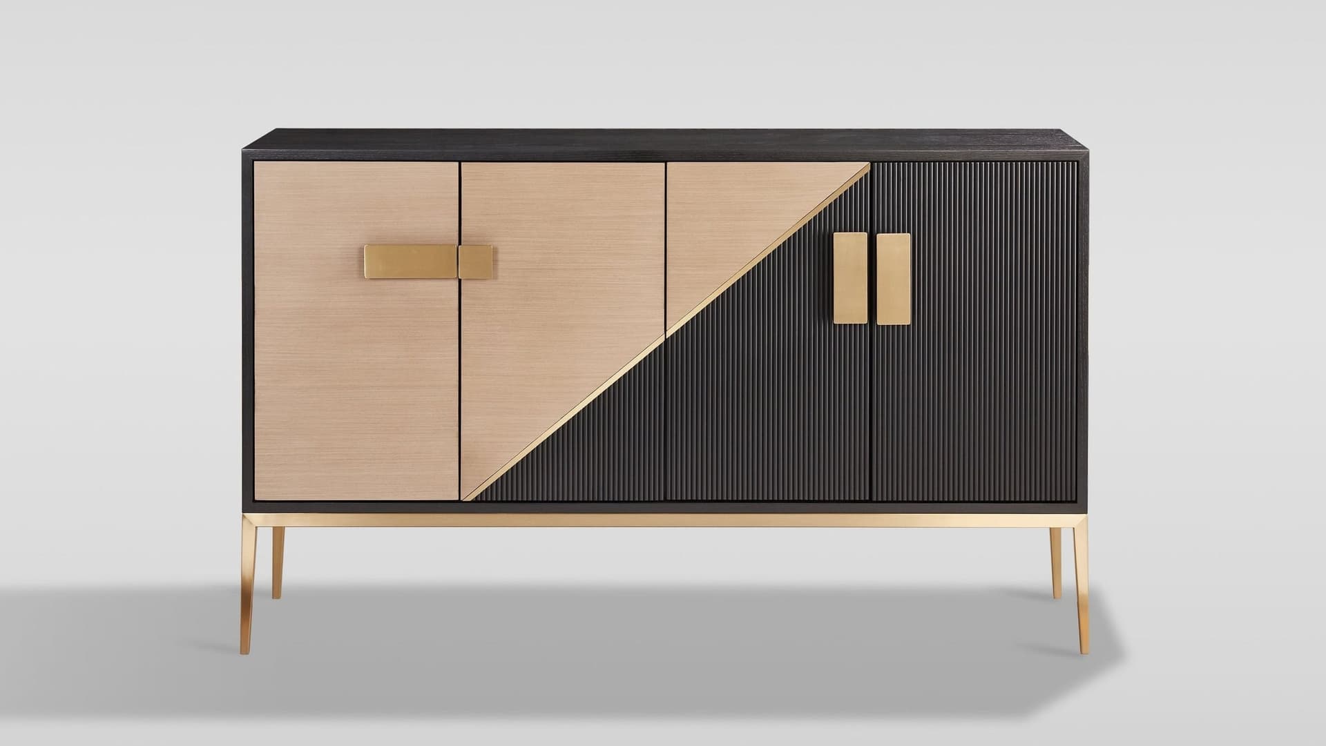 Divolia Sideboard (Grey Black)