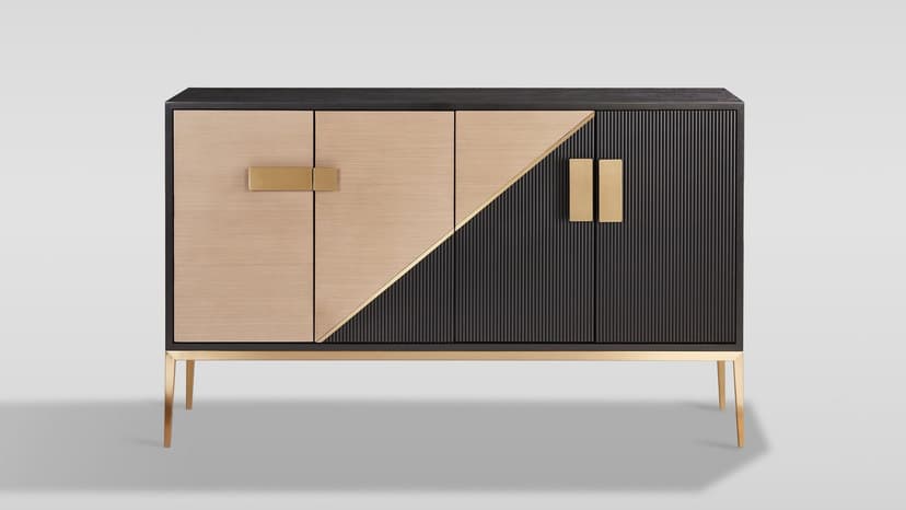 Divolia Sideboard (Grey Black)