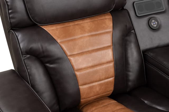 IBIZA POWER/POWER Brown Reclining Sectional — photo 1