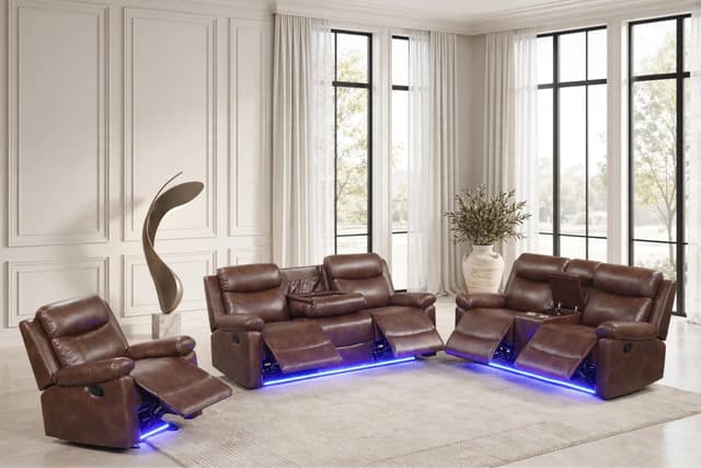 Isabel Espresso - 2PC Reclining Set — photo 4
