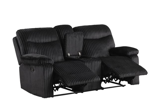 BRAVO - Black 3pc Reclining Set — photo 2