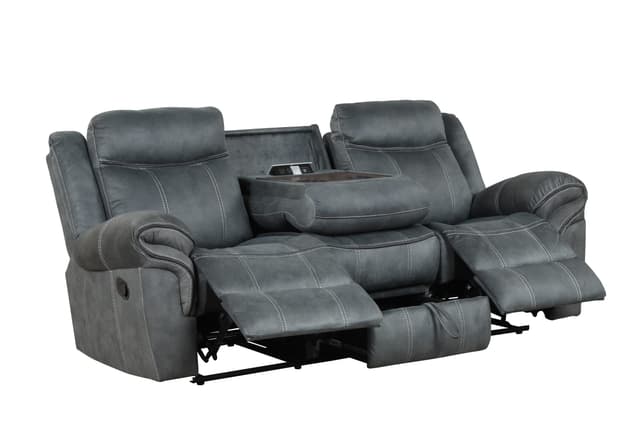 Andres Grey - 3pc Reclining Living Room Set — photo 1