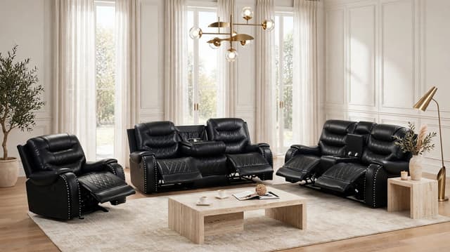 Ashley2001 OVERSIZED 3PC Reclining Set — photo 4