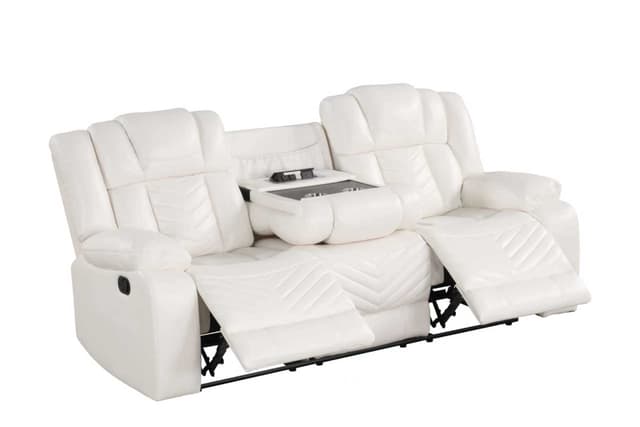 Ace White - 3PC Reclining Set — photo 1