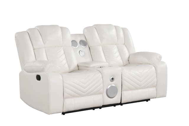 Ace White - 3PC Reclining Set — photo 2