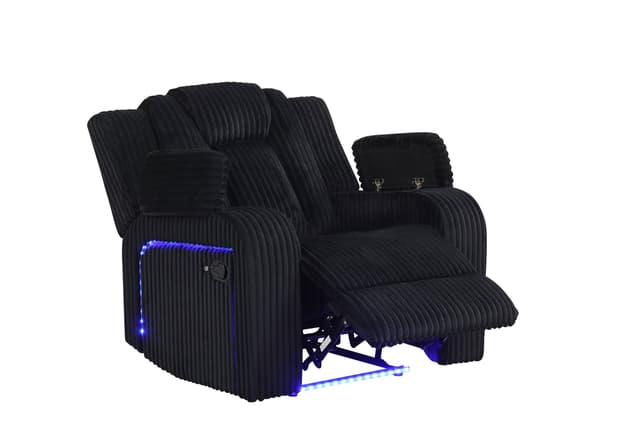 Hulk10 Black - 3PC Reclining Set — photo 3