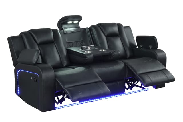 Hulk20 Black - 3PC Reclining Set — photo 2