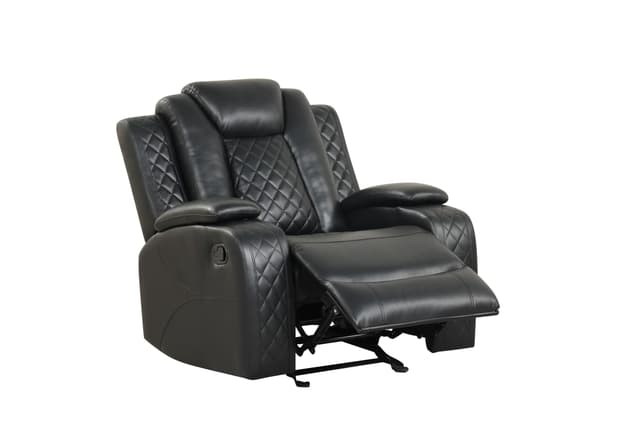 Luz Black - 3PC Reclining Set — photo 3