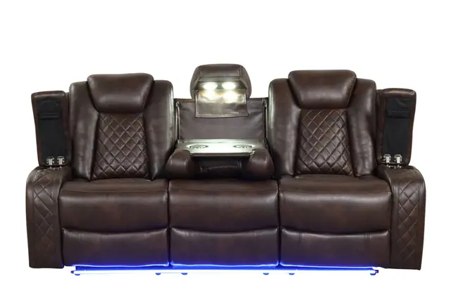 Luz Brown - 3PC Reclining Set — photo 1