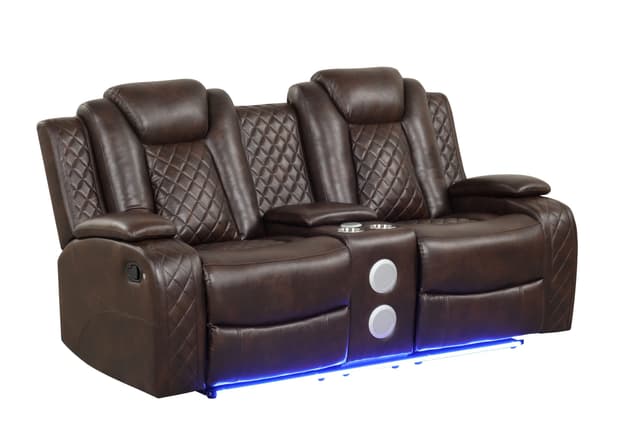 Luz Brown - 3PC Reclining Set — photo 2
