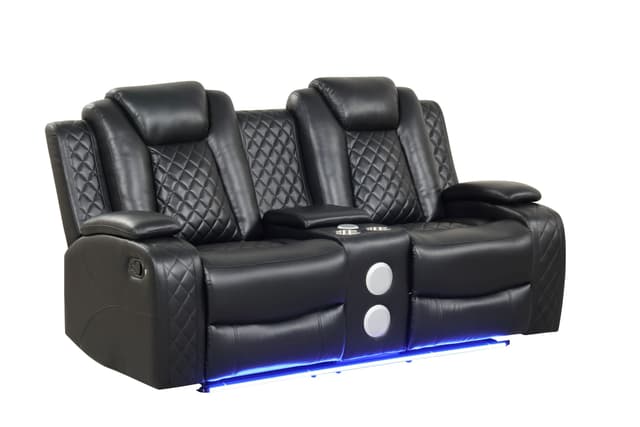 Luz Black - 3PC Reclining Set — photo 2