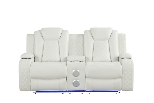 Luz White - 3PC Reclining Set — photo 2