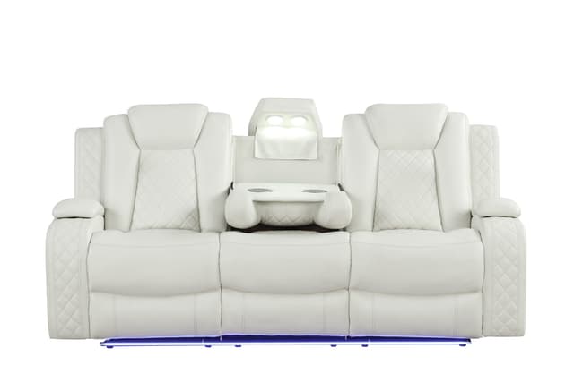 Luz White - 3PC Reclining Set — photo 1