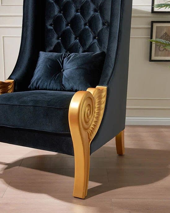 A-CH02 Throne 62.5" Tall (Black) — photo 5
