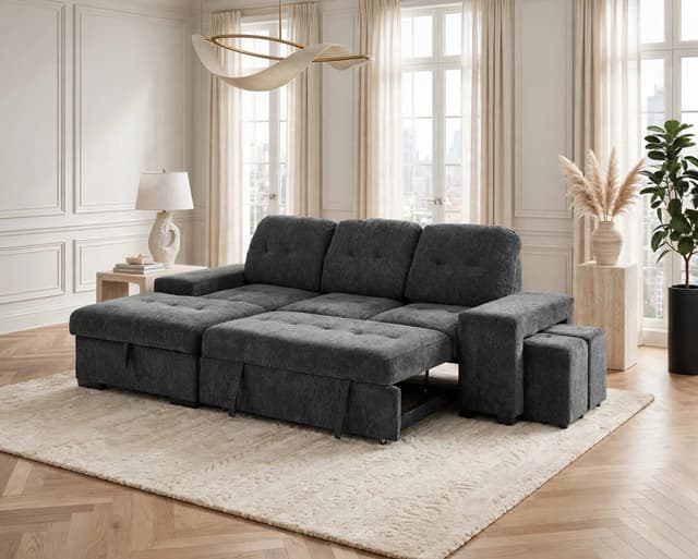 Kevin Sectional With Pull-Out Bed — photo 2