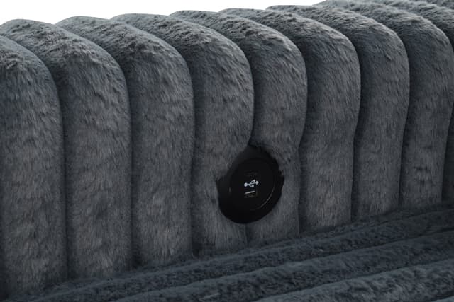 Forever Charcoal Sectional With Pull-Out Bed — photo 3