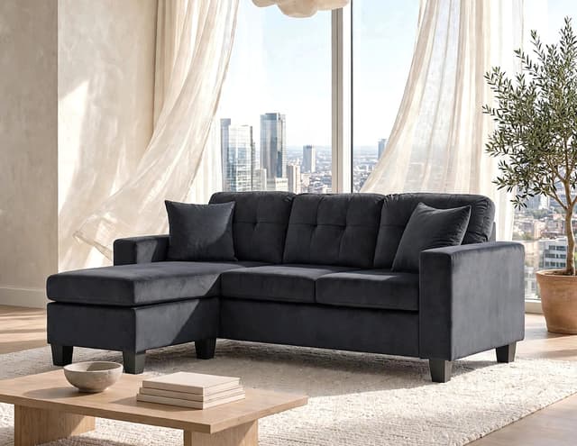 Cris Black - Reversible Sectional — photo 1