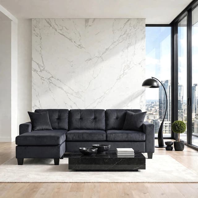 Cris Black - Reversible Sectional — photo 2
