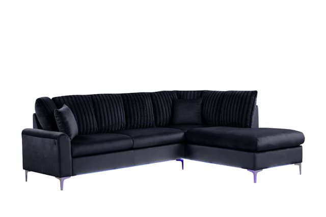 Candy Black - Sectional (w/ LED's) — photo 1