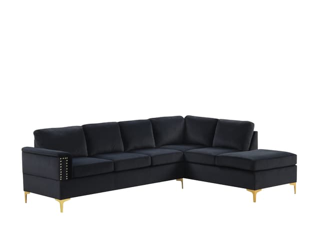 Vogue2 Black Sectional — photo 1