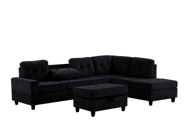 40Heights Reversible Sectional + Ottoman — photo 2