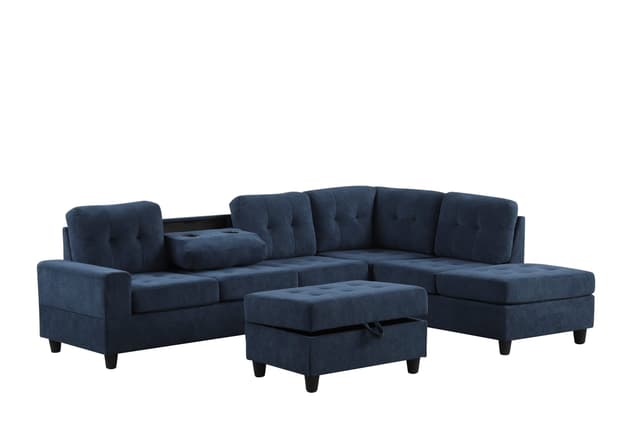 44Heights Reversible Sectional + Ottoman — photo 2