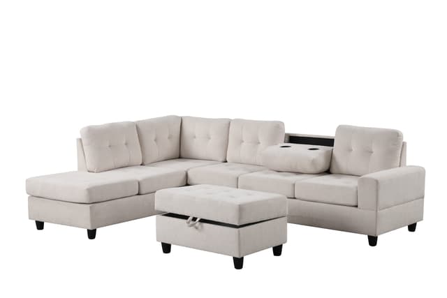 45Heights Reversible Sectional + Ottoman — photo 2
